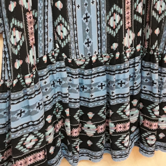 Anthro Holding Horses blue western boho dress M - Picture 9 of 15